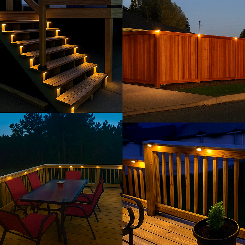 LumiEdge™ –Automatische Beleuchtung für Treppen und Terrassen – 4-Pack