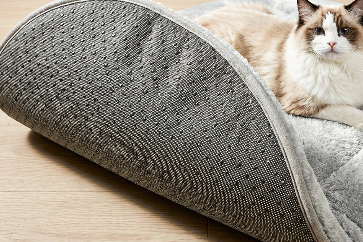 🐱 TunnelNest Katzenbett™ 🐾 | 2-in-1 Kuschelbett & Spielparadies