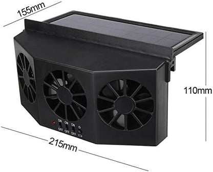 🔥 50% Rabatt – Solarbetriebener Auto-Ventilator für angenehmere Sommertage
