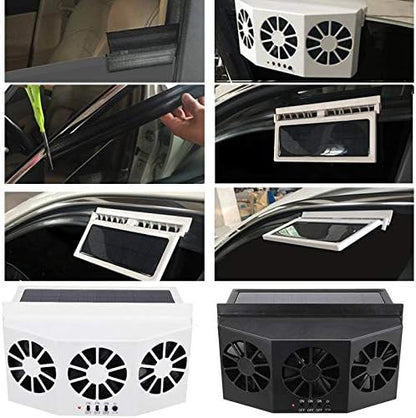 🔥 50% Rabatt – Solarbetriebener Auto-Ventilator für angenehmere Sommertage