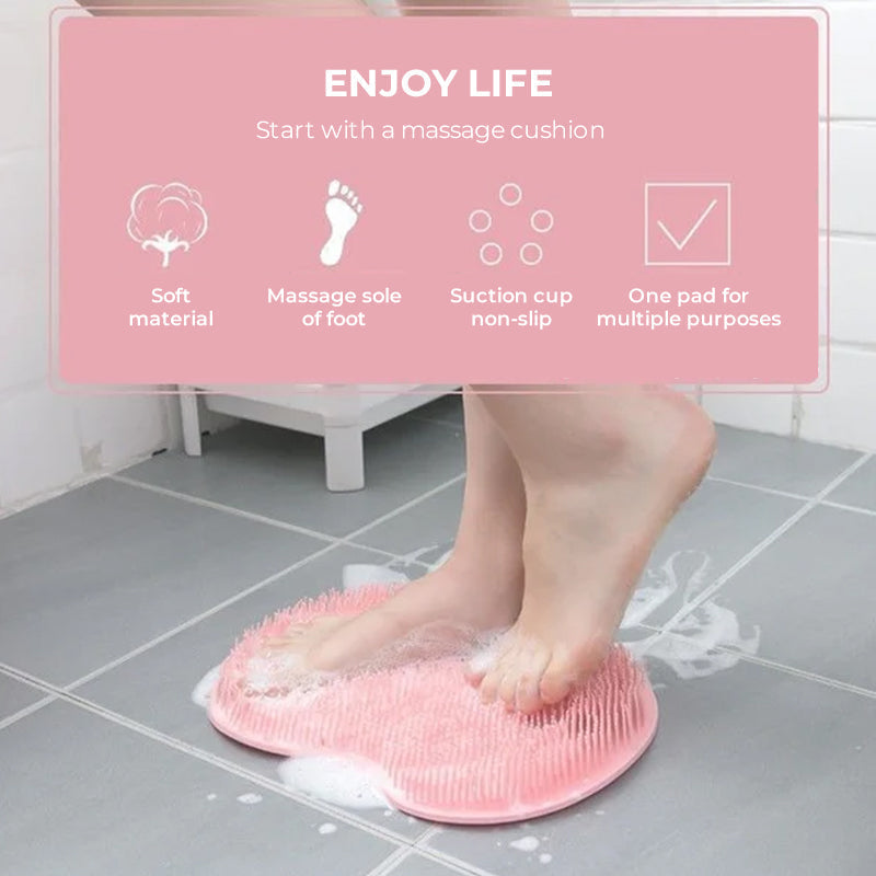 ScrubMate™ | Rutschfeste Dusch-Peeling-Matte Ganzkörper-Peeling-Bürste | 1+1 GRATIS