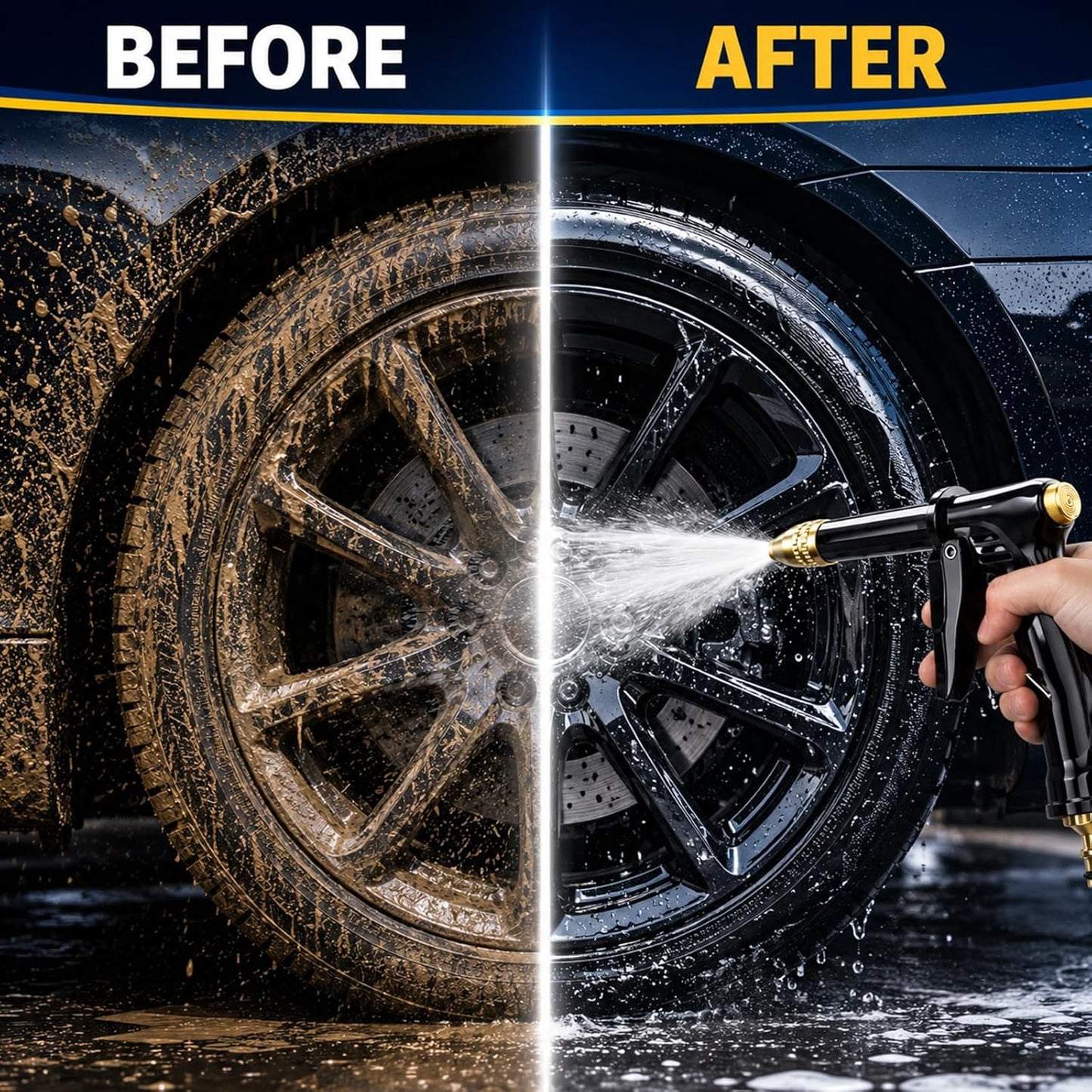 PowerSpray Pro™ 💦 Hochdruck-Spritzpistole ✨