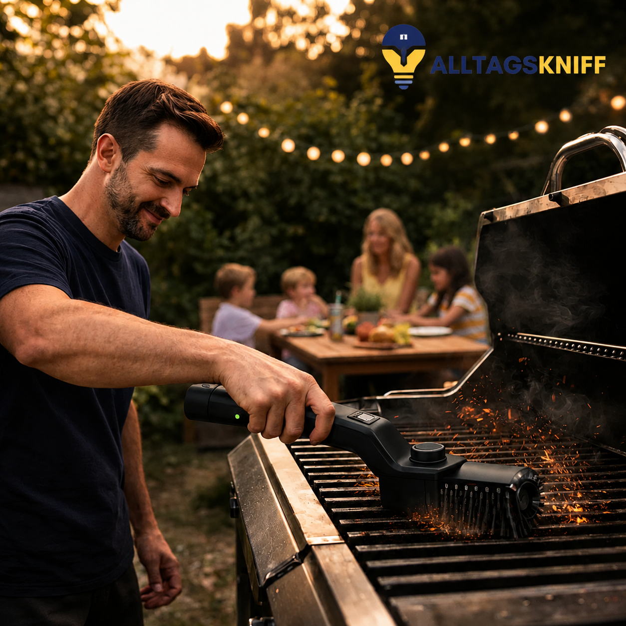 Grillbürste Pro™ | Elektrischer Grillreiniger mit leistungsstarkem Motor