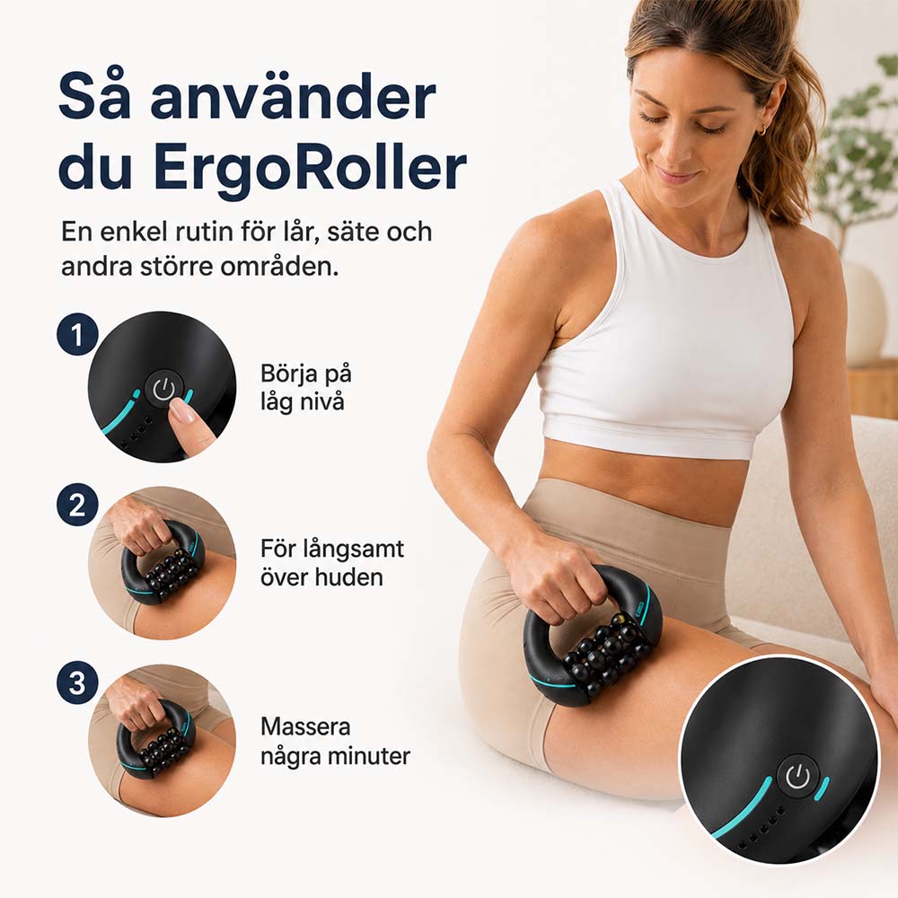 ErgoRoller Massageroller gegen Cellulite und zur Muskelmassage
