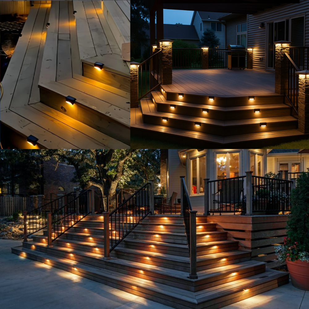 LumiEdge™ –Automatische Beleuchtung für Treppen und Terrassen – 4-Pack