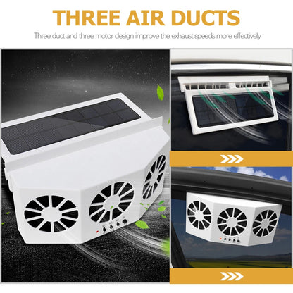 🔥 50% Rabatt – Solarbetriebener Auto-Ventilator für angenehmere Sommertage