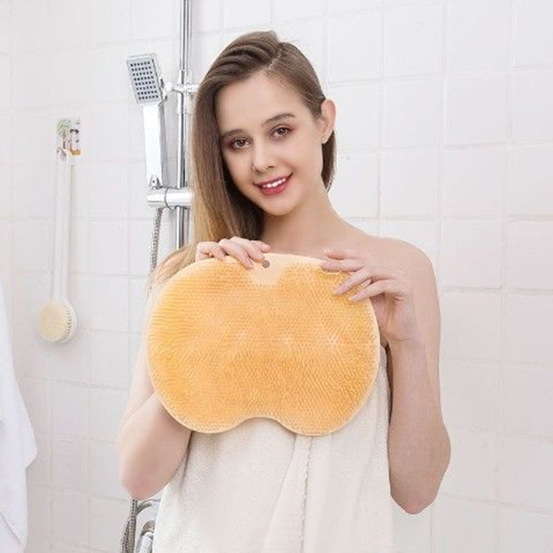 ScrubMate™ | Rutschfeste Dusch-Peeling-Matte Ganzkörper-Peeling-Bürste | 1+1 GRATIS