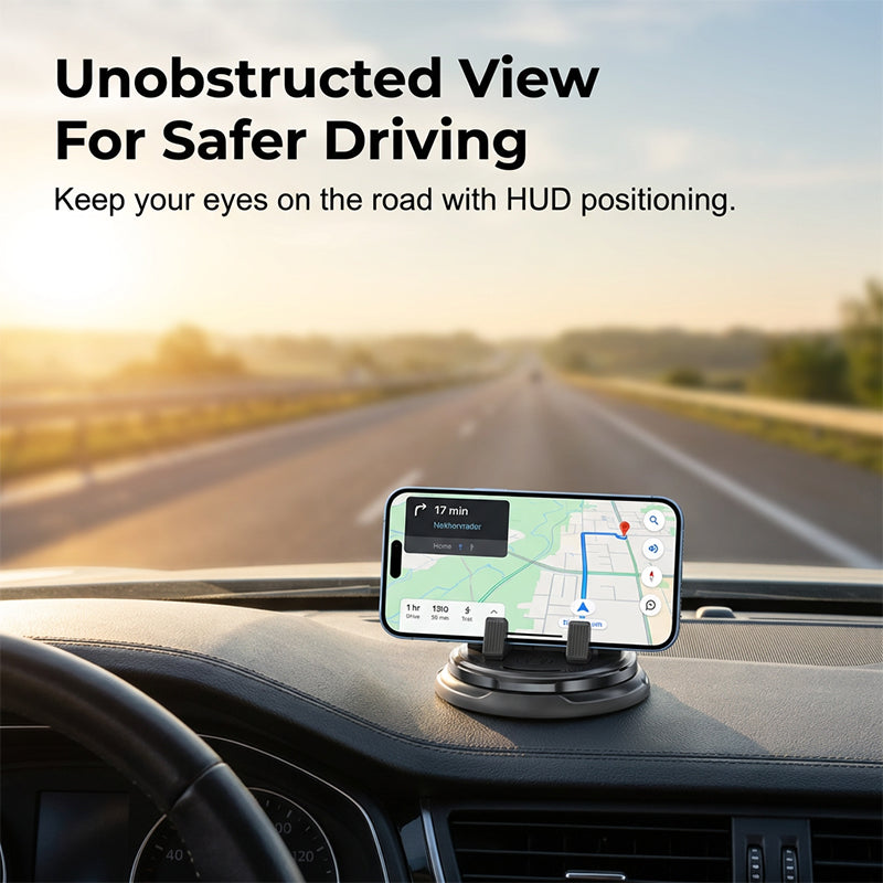 🚗 DriveFlex™ 360 | Handyhalterung für das Armaturenbrett (um 360° drehbar) für das Auto
