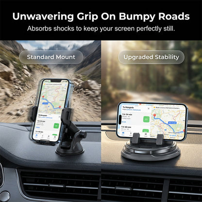 🚗 DriveFlex™ 360 | Handyhalterung für das Armaturenbrett (um 360° drehbar) für das Auto