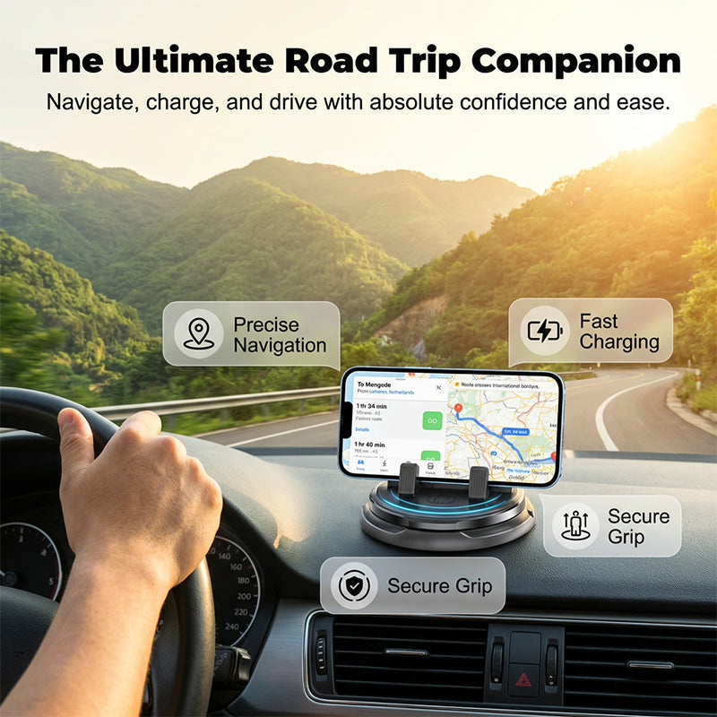 🚗 DriveFlex™ 360 | Handyhalterung für das Armaturenbrett (um 360° drehbar) für das Auto